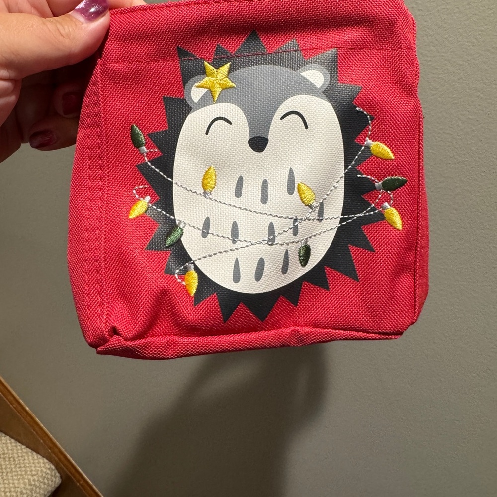 Thirty-One Littles Carry All Caddy Christmas Hedgehog 🦔🎄